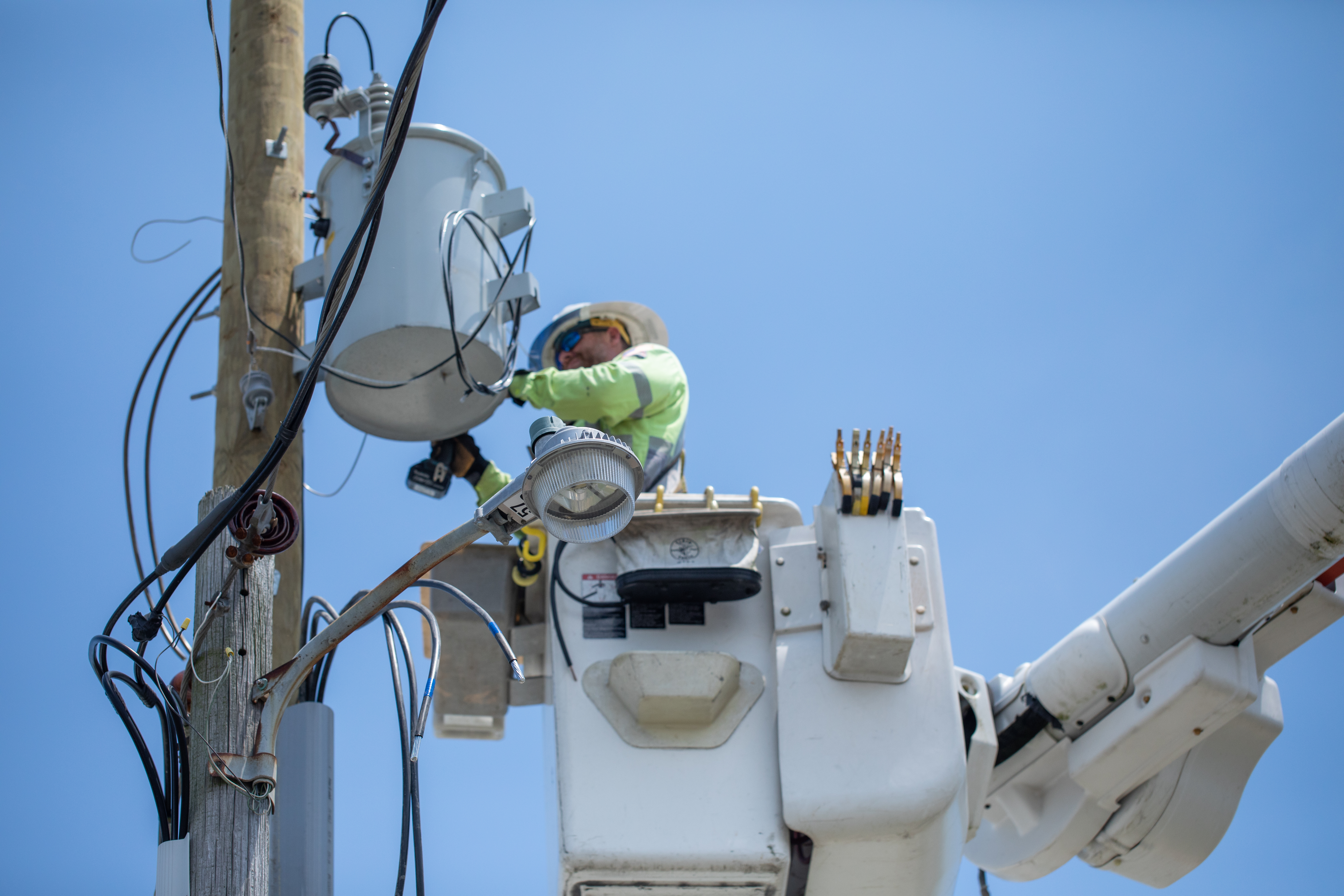 Lineman Working